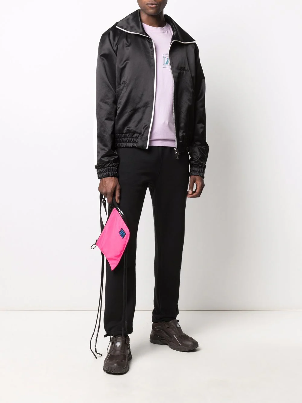 Sateen Zipped Track Jacket - Image 3