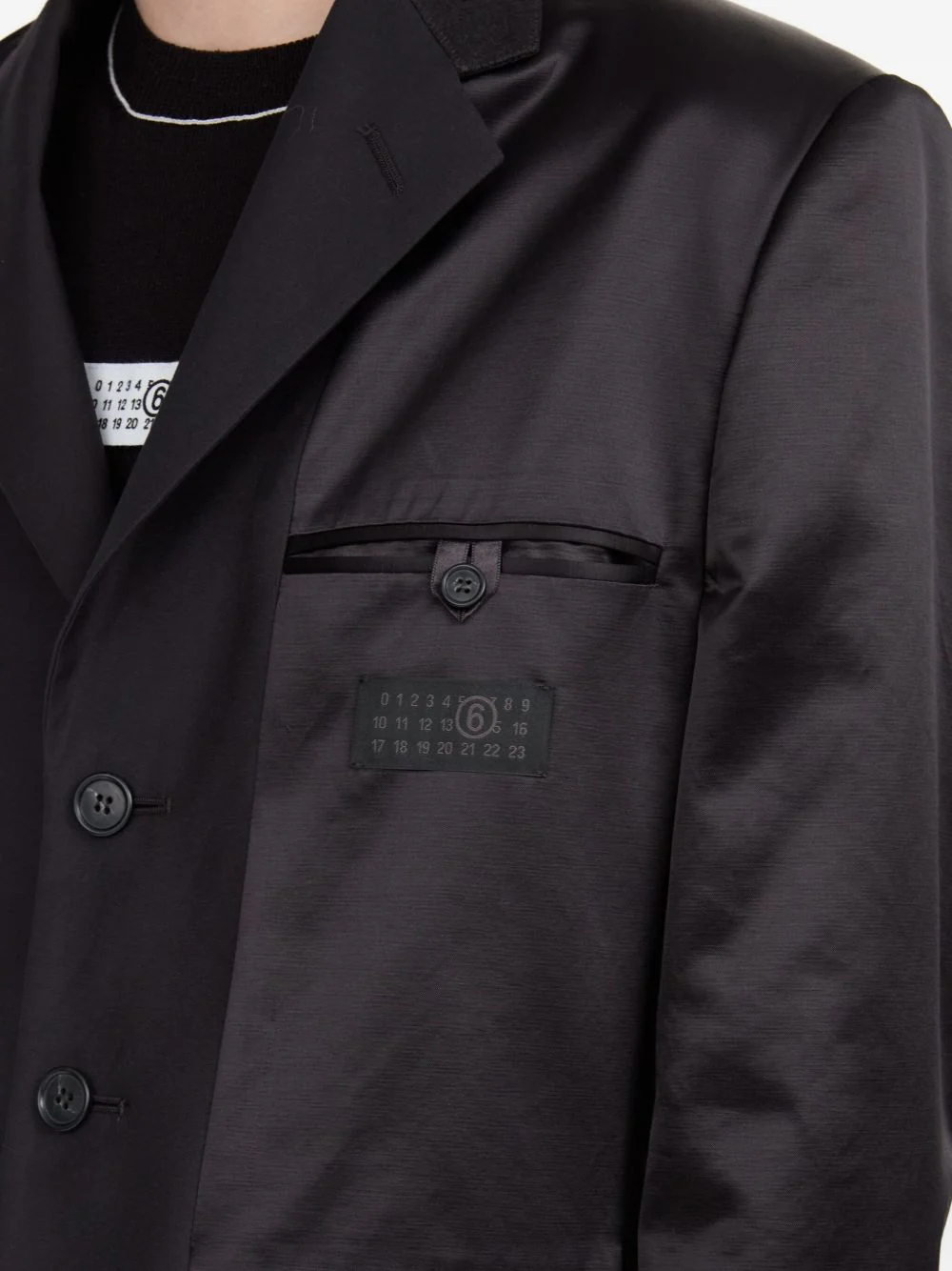 Satin-Finish Blazer - Image 5