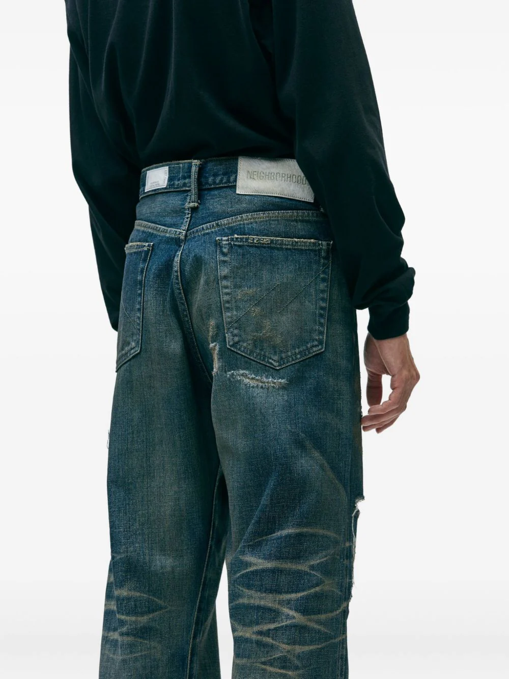Savage Denim Distressed Jeans - Image 4