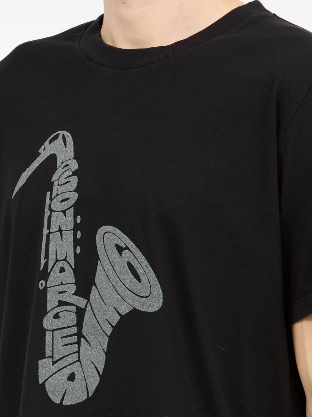 Saxophone-Print T-Shirt - Image 4