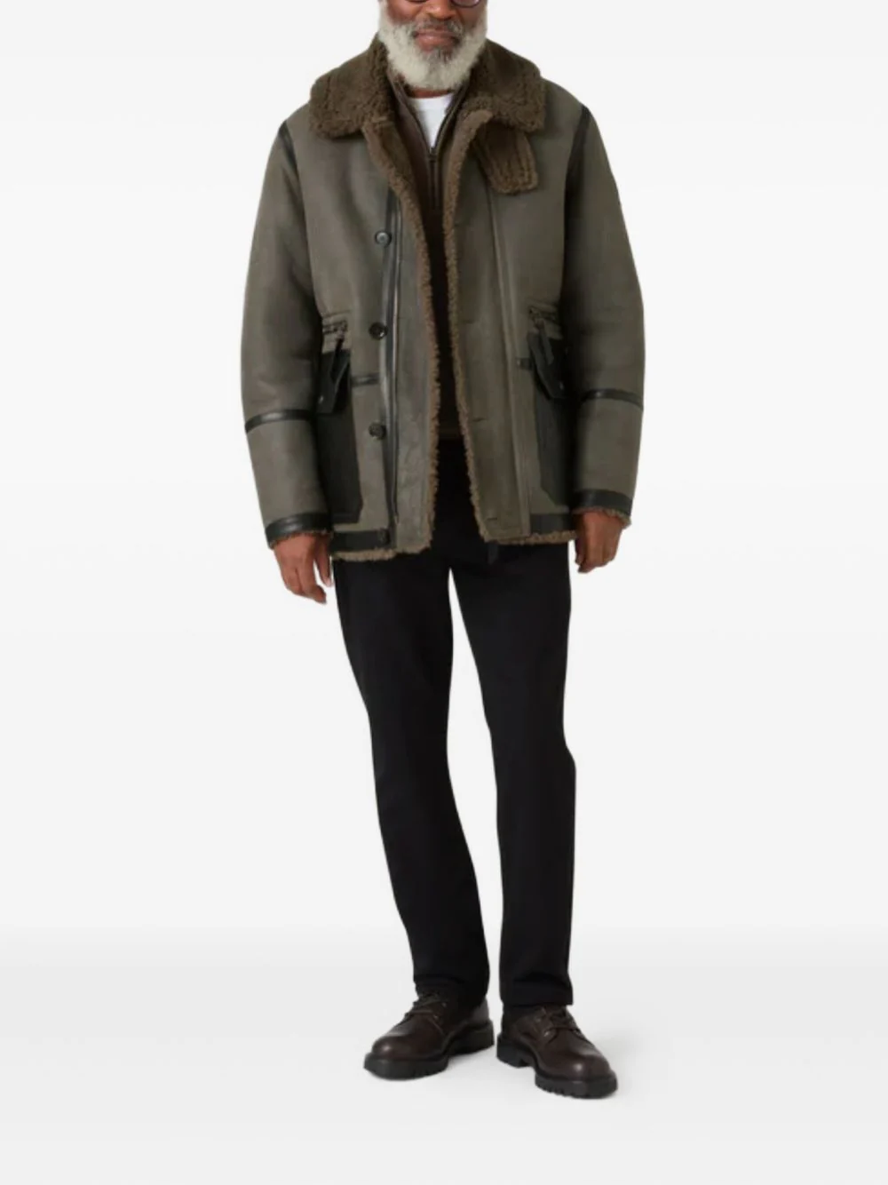 Shearling Pocket Coat - Image 3