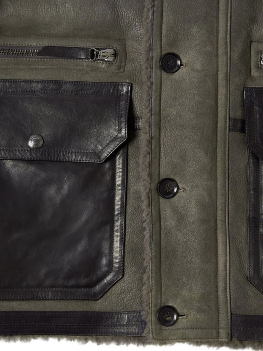 Shearling Pocket Coat - Image 4