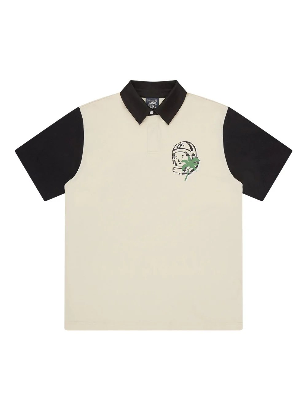 Short-Sleeve Graphic-Design Polo Shirt