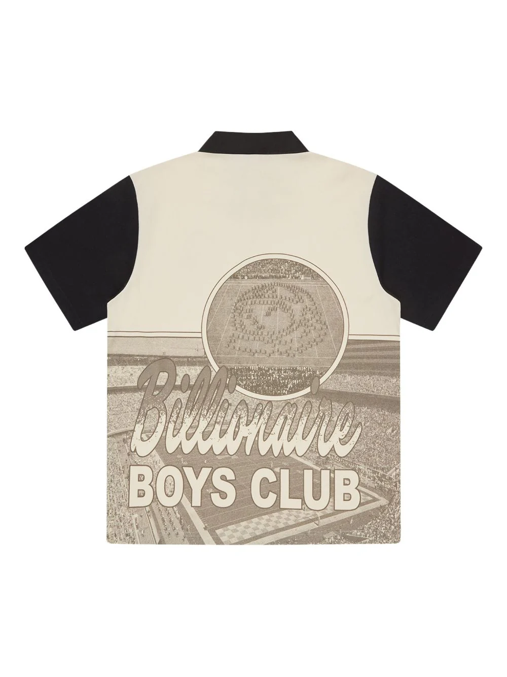 Short-Sleeve Graphic-Design Polo Shirt - Image 3