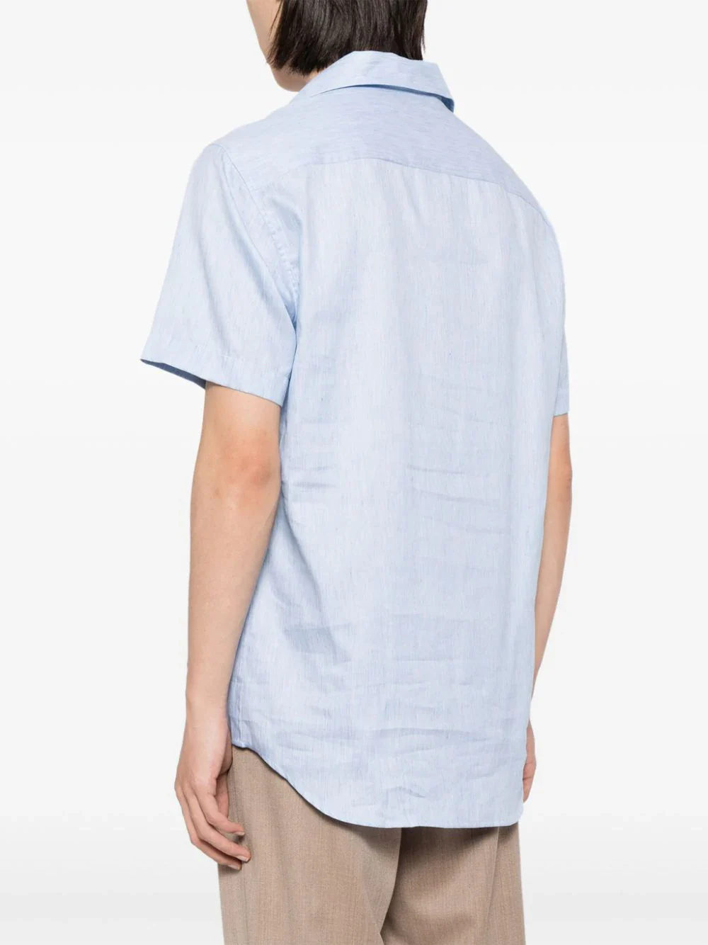 Short-Sleeved Button-Up Shirt - Image 3