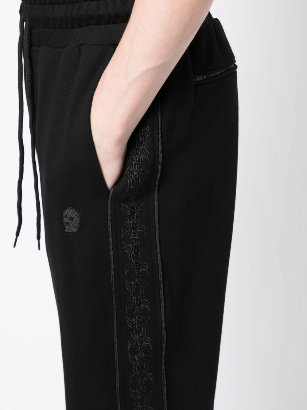 Side-Stripe Cotton Track Pants - Image 2