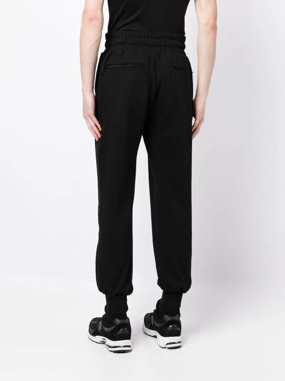 Side-Stripe Cotton Track Pants - Image 3