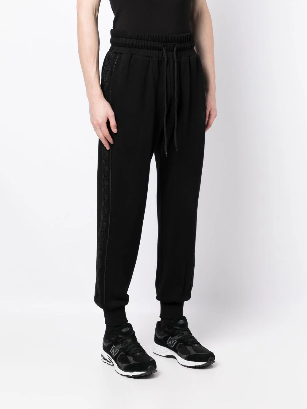 Side-Stripe Cotton Track Pants - Image 5