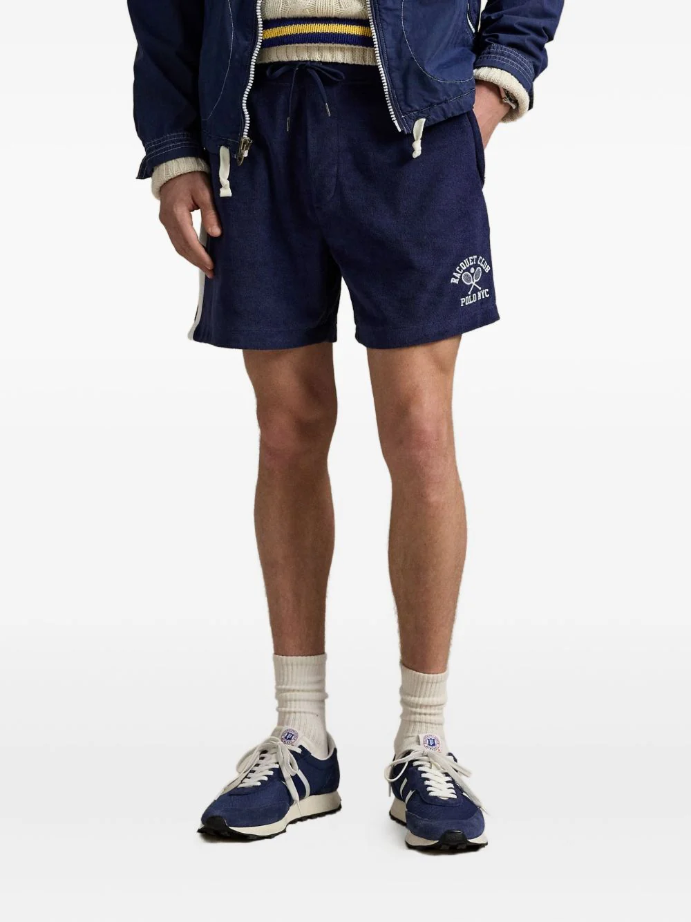 Side-Stripe Embroidered Shorts - Image 3