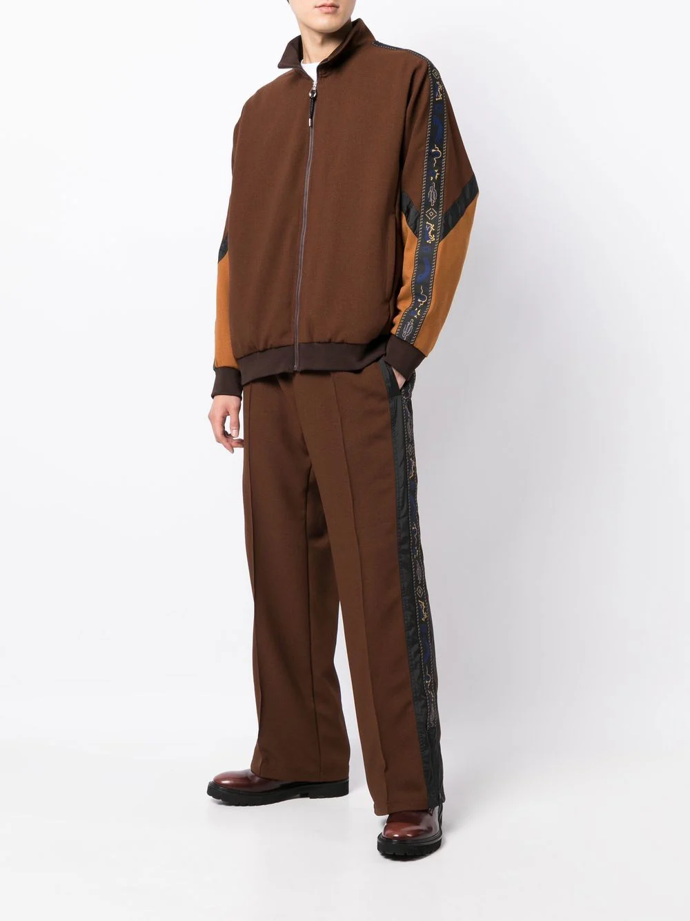 Side-Stripe Straight-Leg Trousers - Image 4