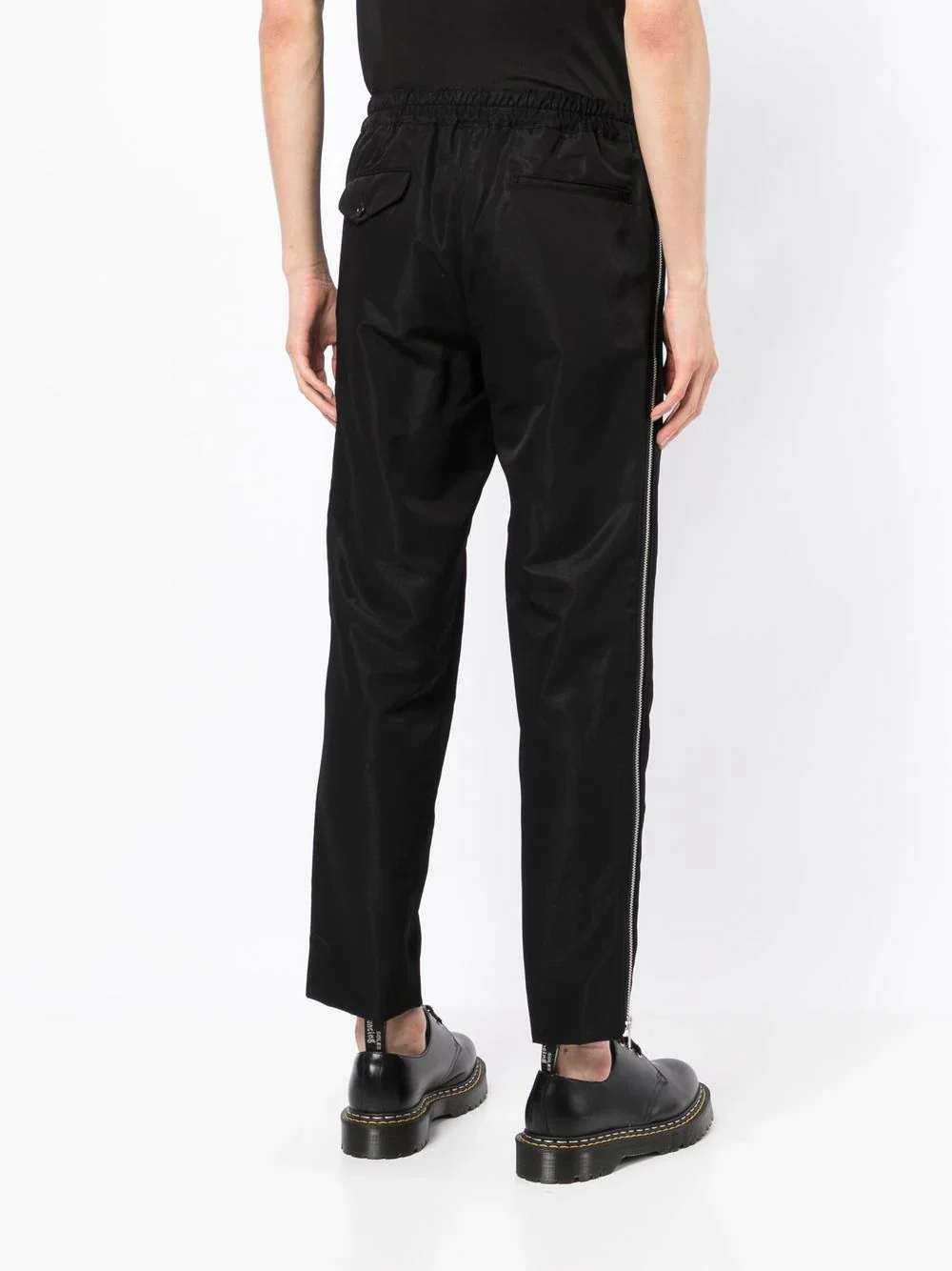 Side Zip-Detail Trousers - Image 4