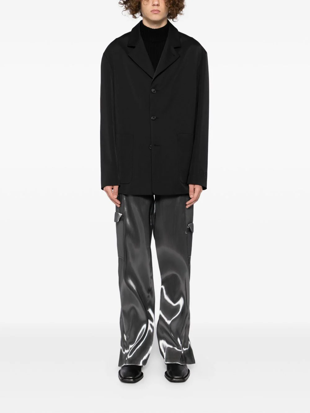 Single-Breasted Blazer - Image 2