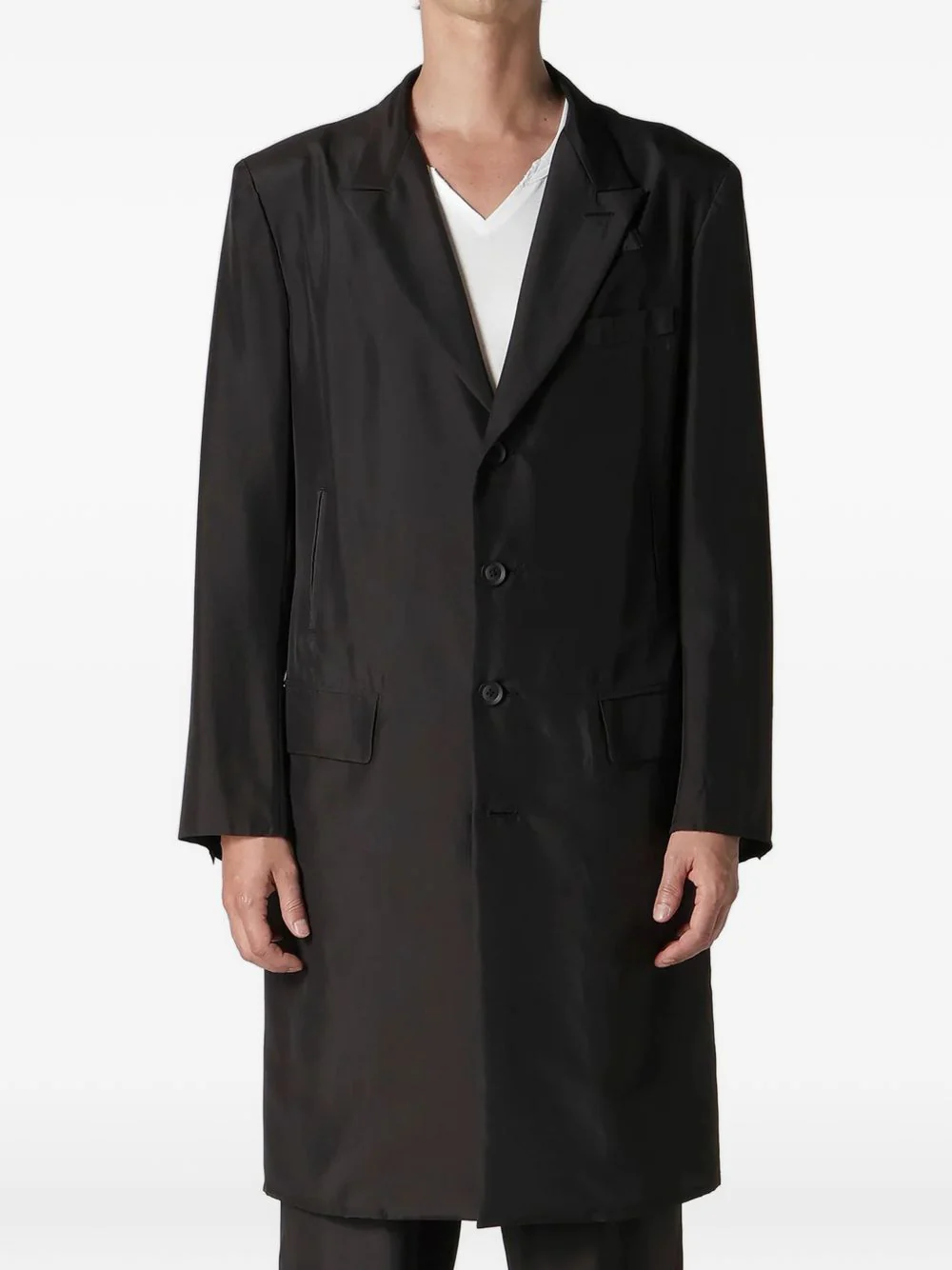 Single-Breasted Silk Suit - Image 5