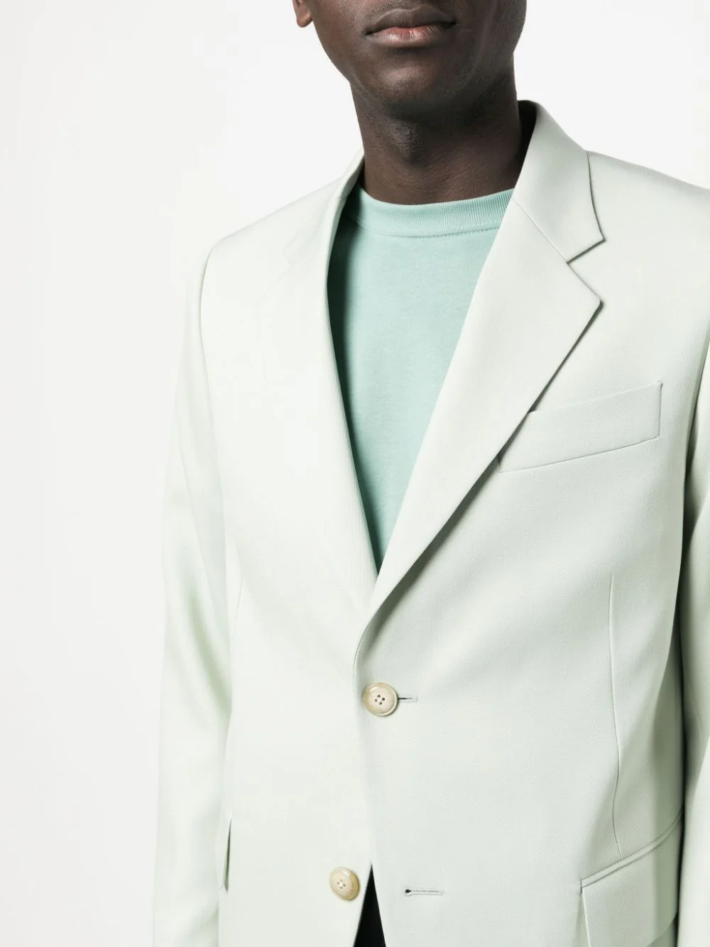 Single-Breasted Wool Blazer - Image 5