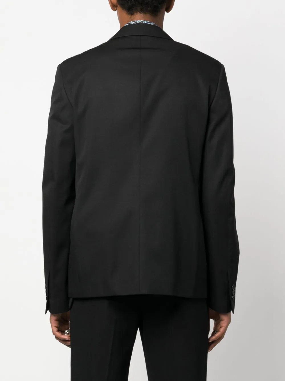 Single-Breasted Wool Blazer - Image 3