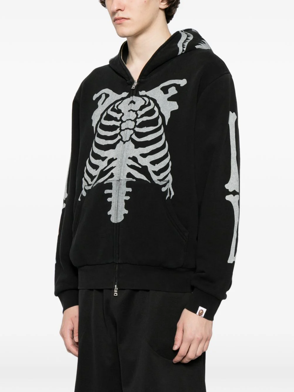 Skeleton Shark Hoodie - Image 2