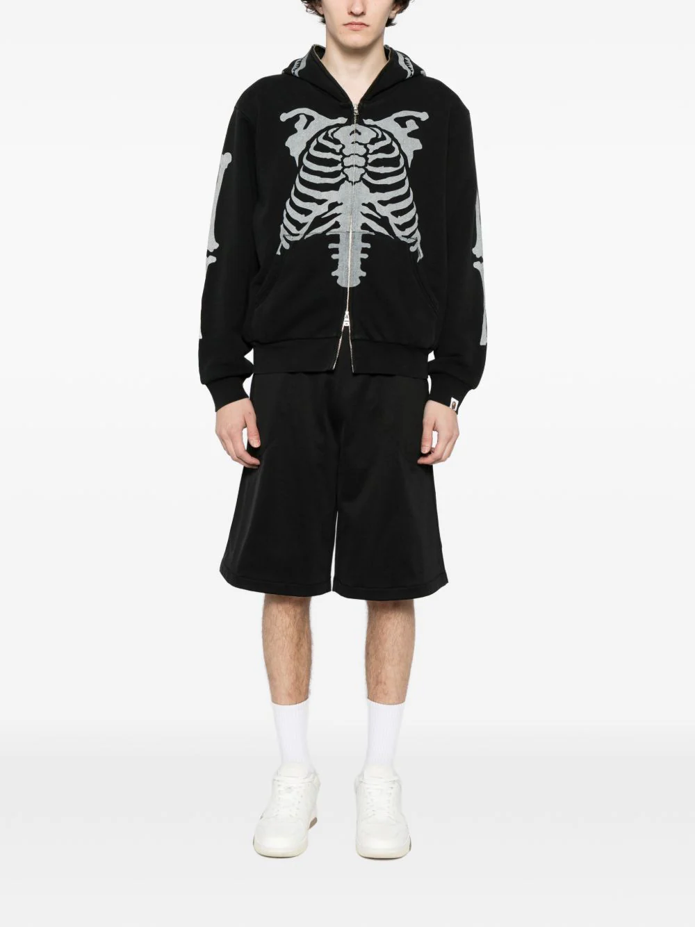 Skeleton Shark Hoodie - Image 3