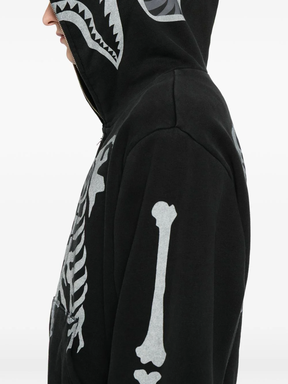 Skeleton Shark Hoodie - Image 5