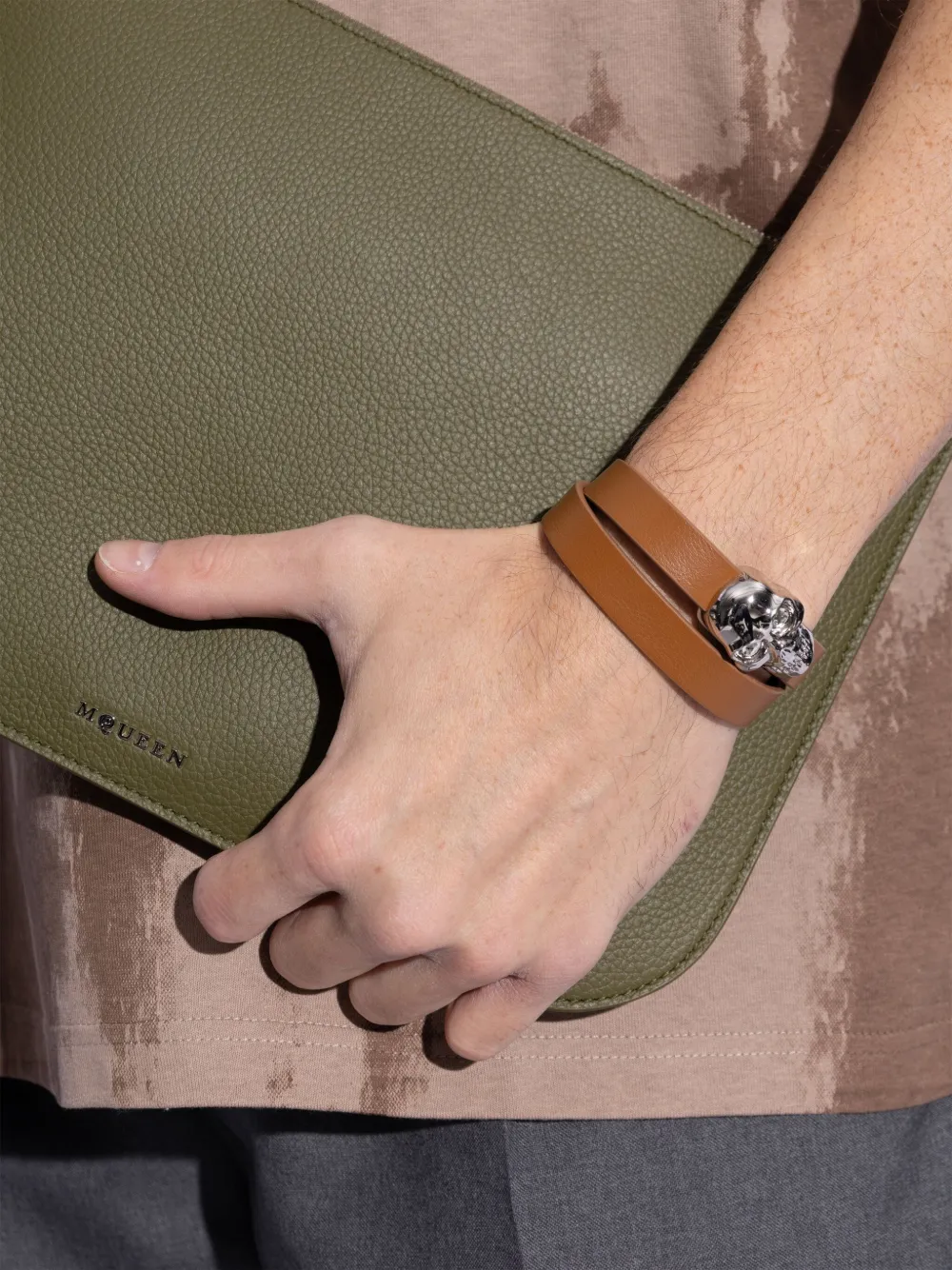Skull-Appliqué Bracelet - Image 3