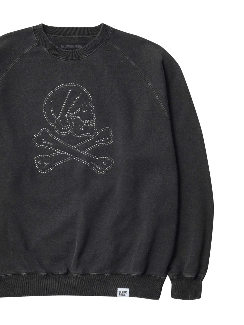 Skull-Embroidered Sweatshirt - Image 2