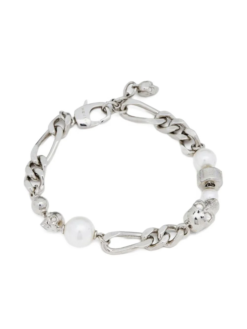 Skull-Motif Chain Bracelet