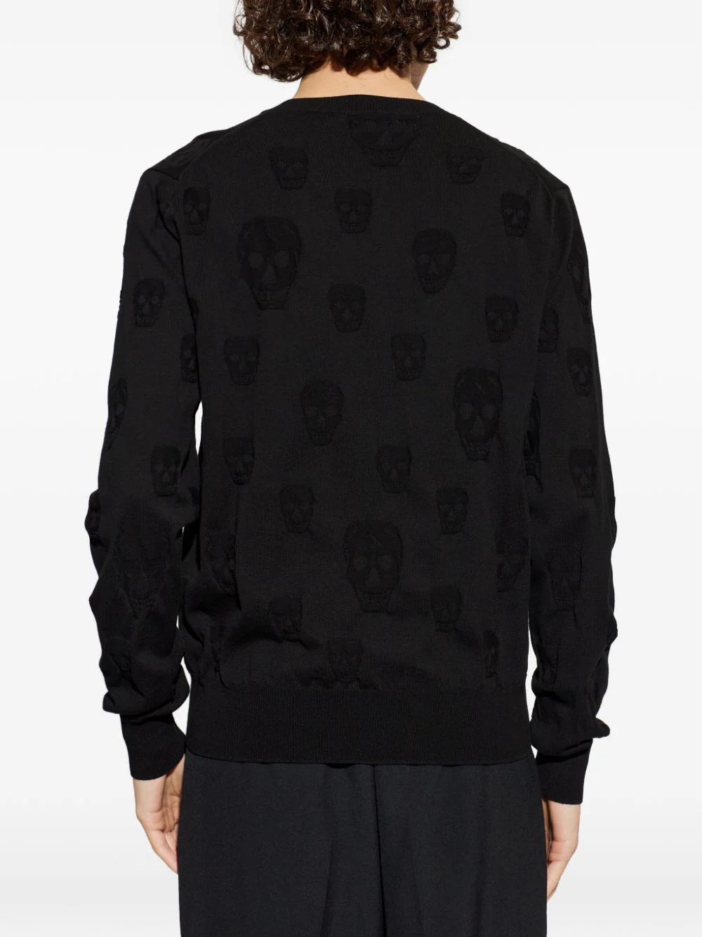 Skull-Pattern Sweater - Image 5