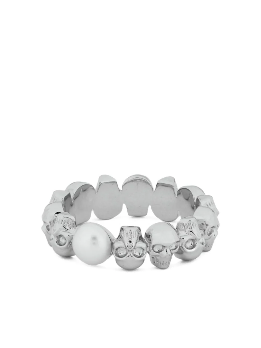 Skull-Pearl Ring