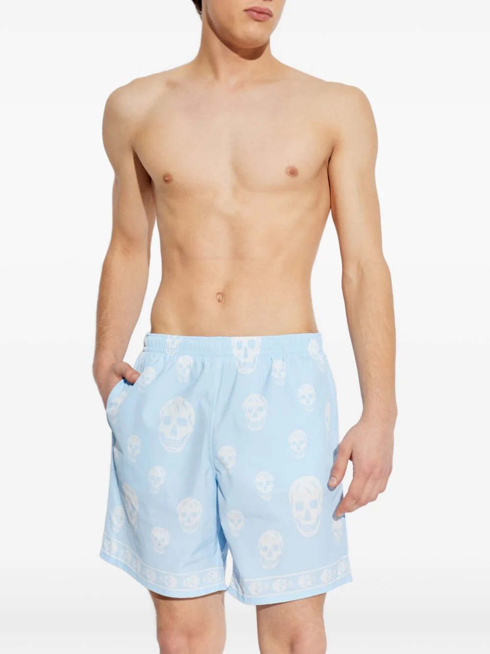 Skull Print Swim Shorts - Image 3