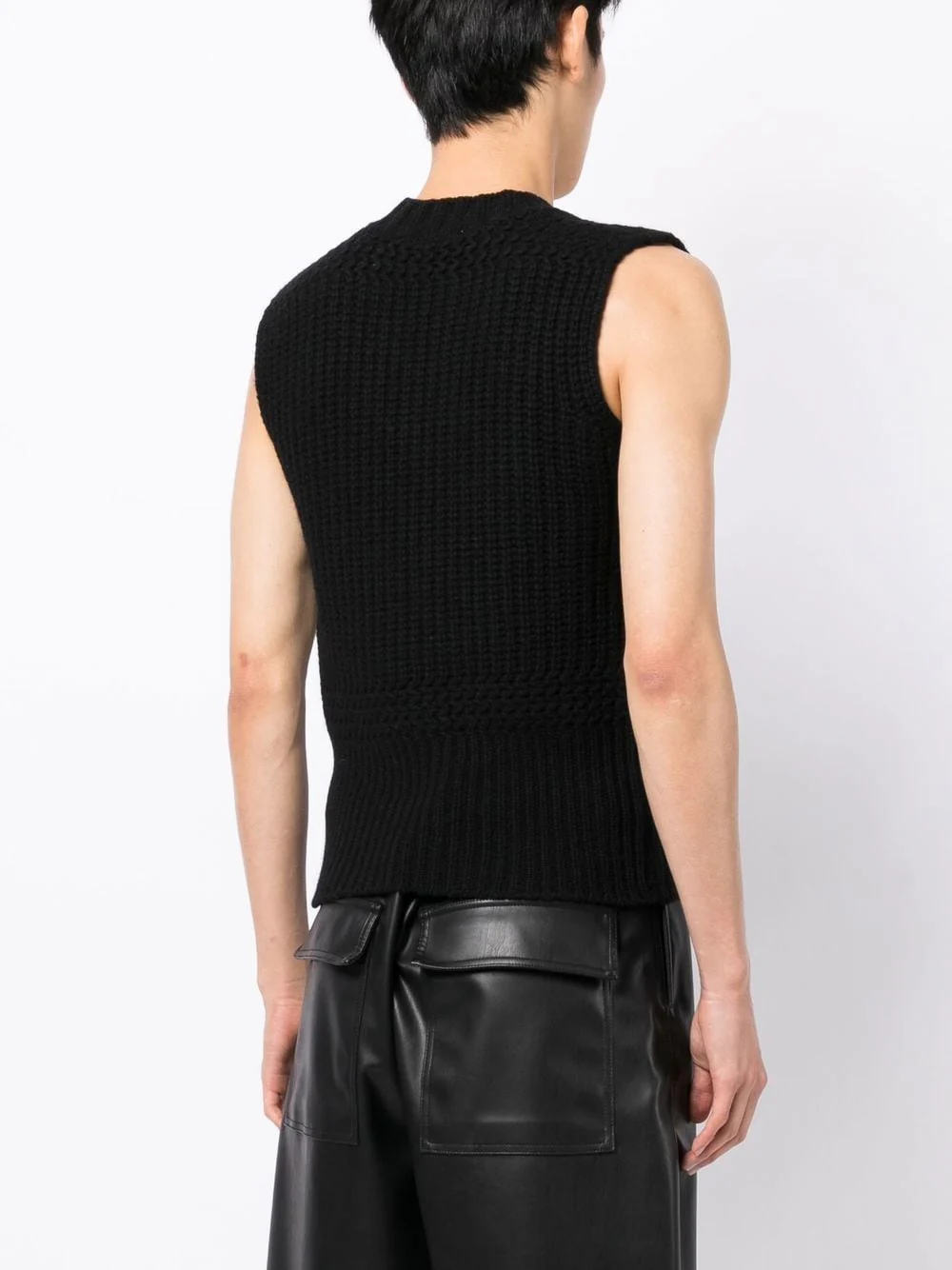 Sleeveless V-Neck Jumper - Image 2