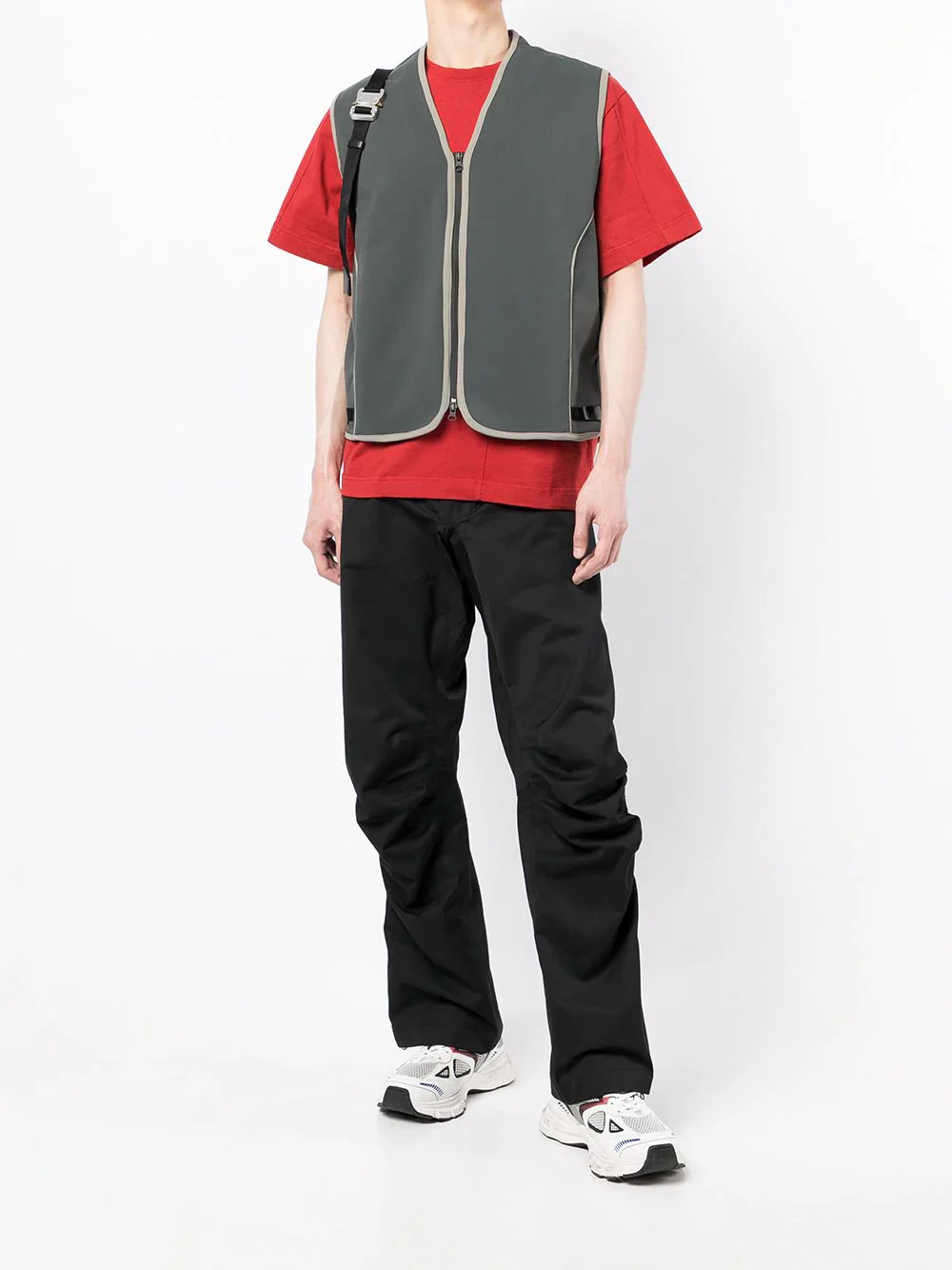 Sleeveless Zip-Up Gilet - Image 2