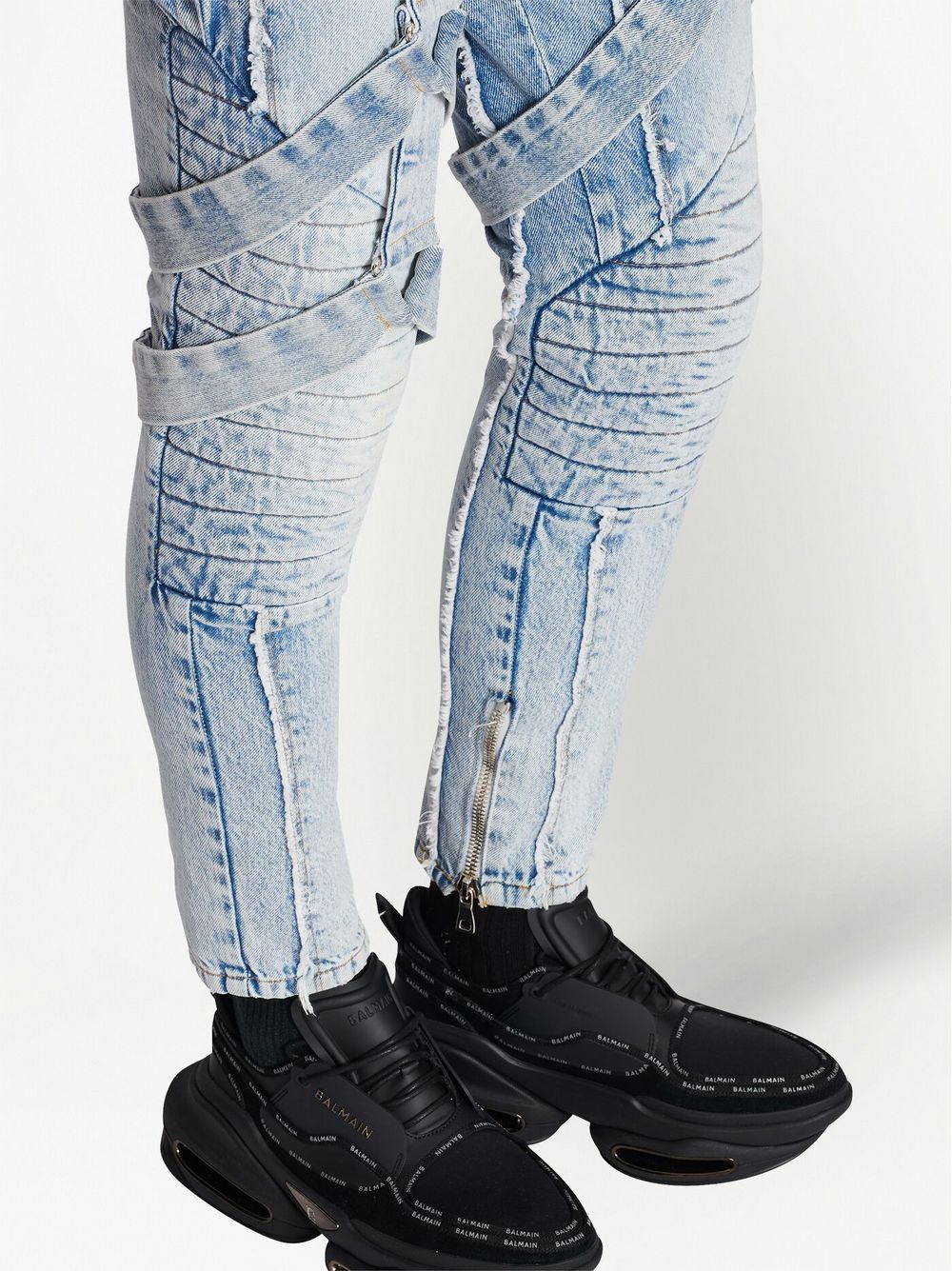 Slim-Fit Strap Jeans - Image 3