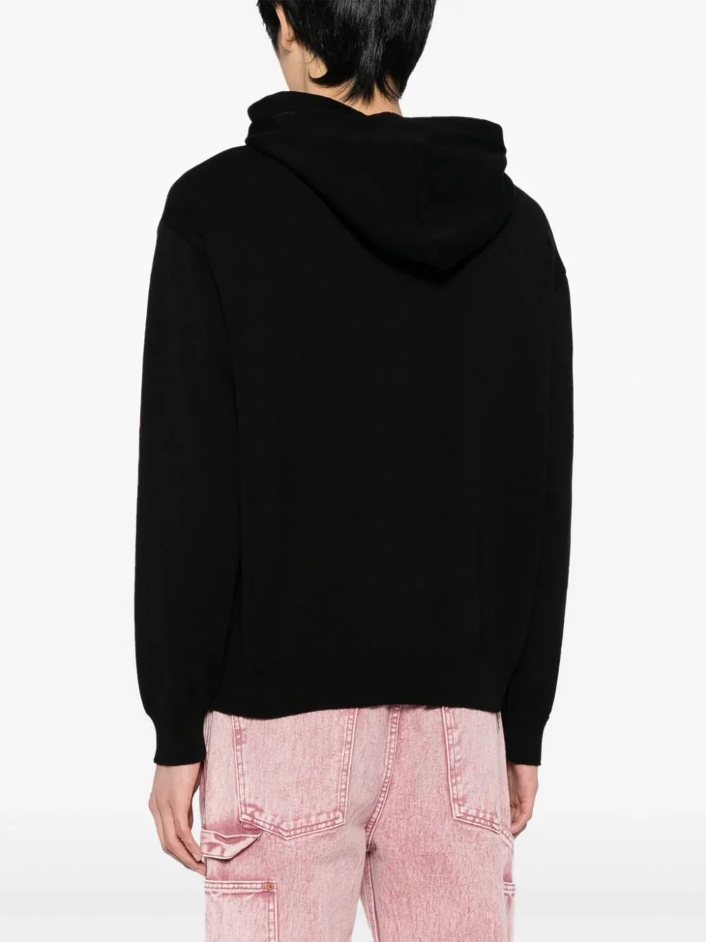 Slogan-Print Cotton Hoodie - Image 4