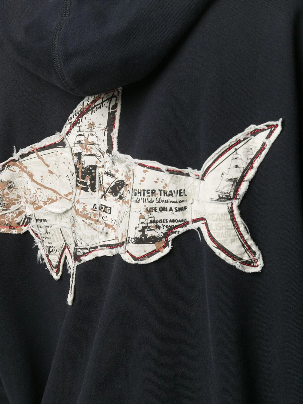 Slouchy Logo Embroidered Hoodie - Image 4