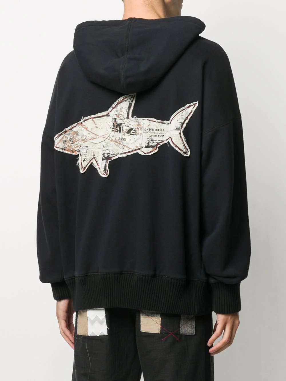 Slouchy Logo Embroidered Hoodie - Image 5