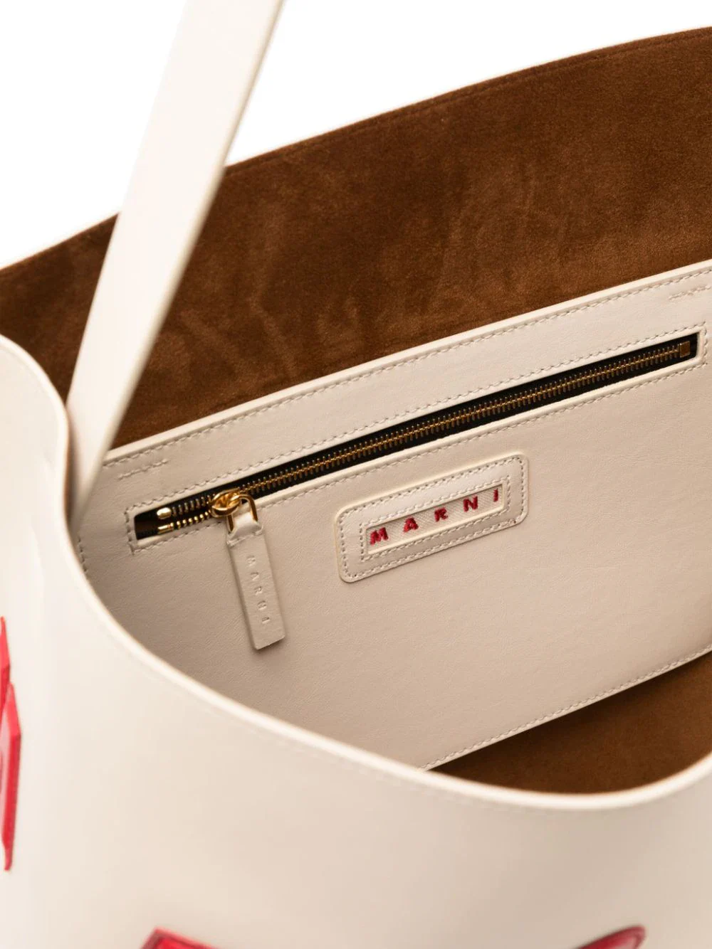 Small Museo Leather Tote Bag - Image 4