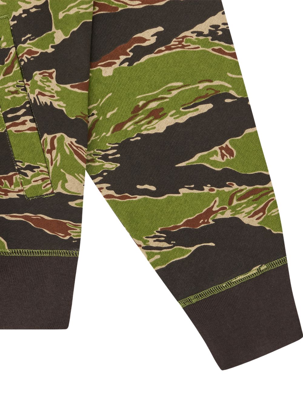 Smiley Tiger Camo-Printed Hoodie - Image 2
