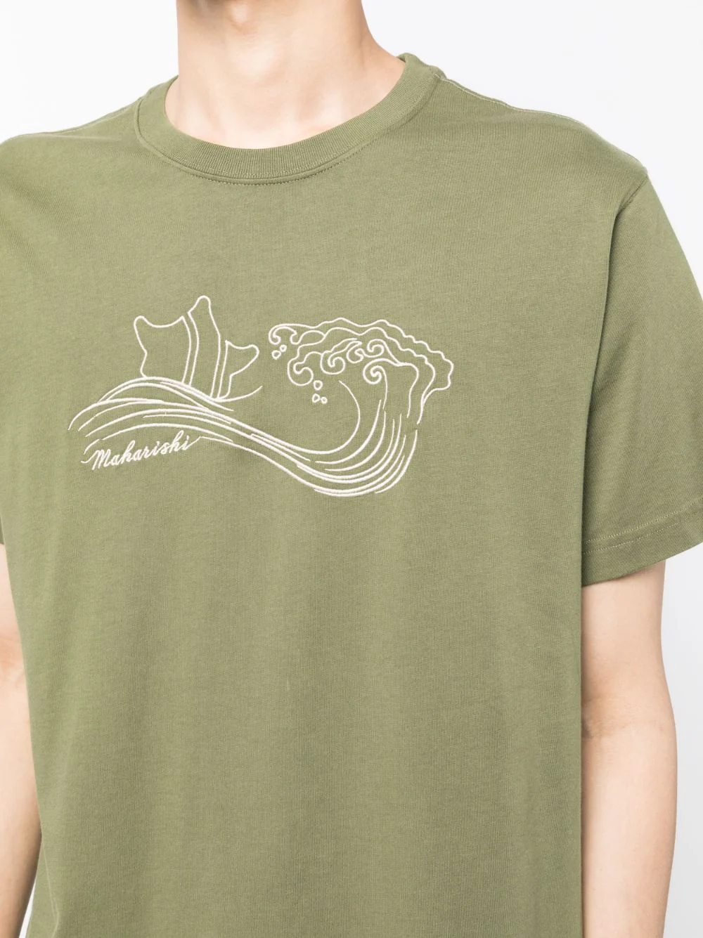 Songkran Embroidered Cotton T-Shirt - Image 5