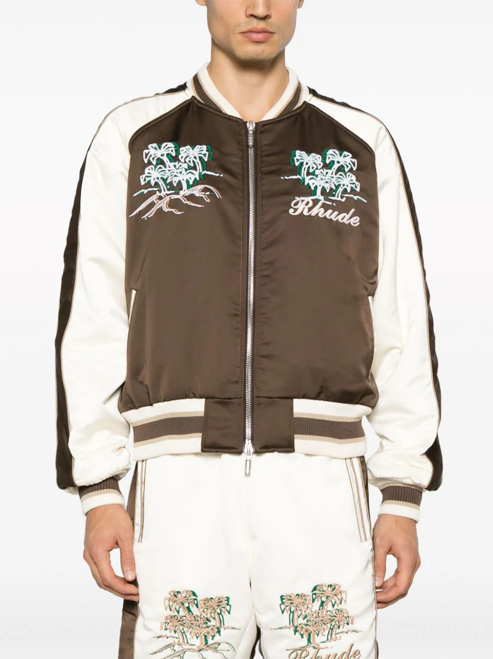 Souvenir Embroidered Bomber Jacket - Image 3