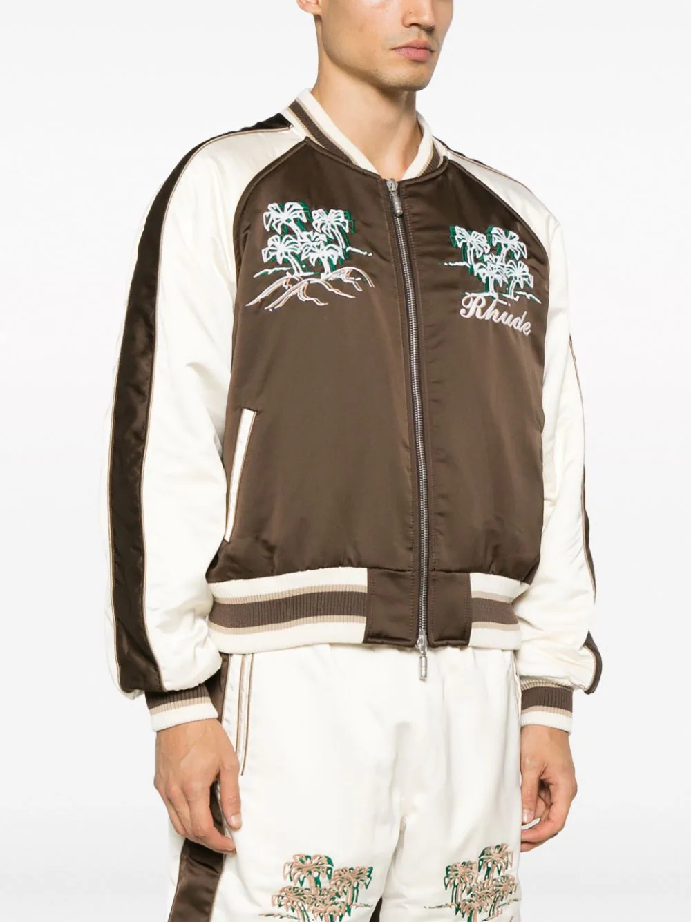 Souvenir Embroidered Bomber Jacket - Image 4