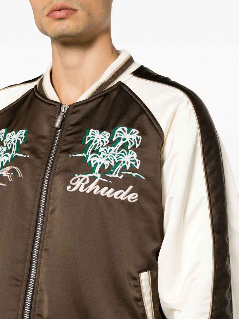 Souvenir Embroidered Bomber Jacket - Image 5