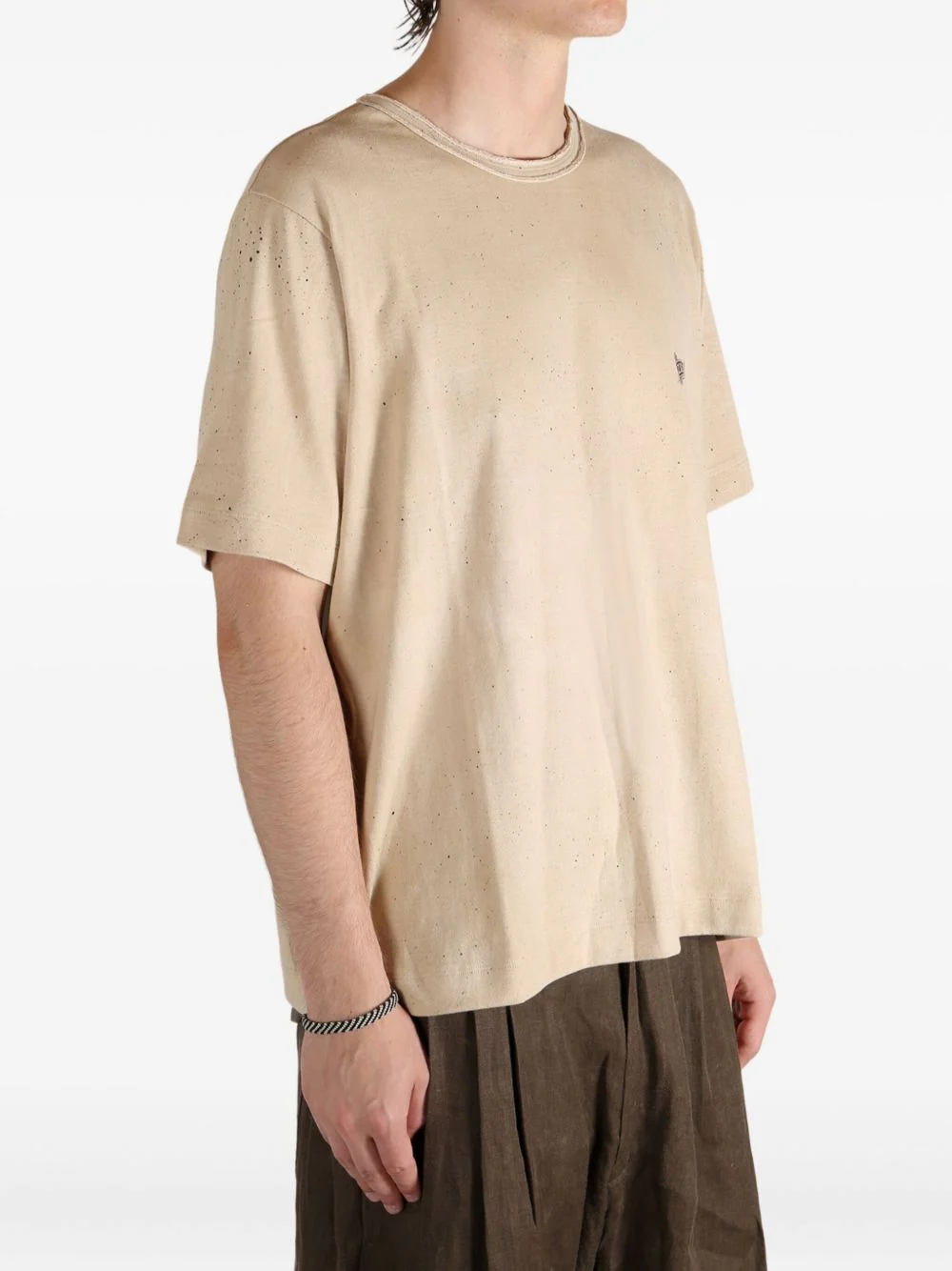 Speckled Cotton T-Shirt - Image 2
