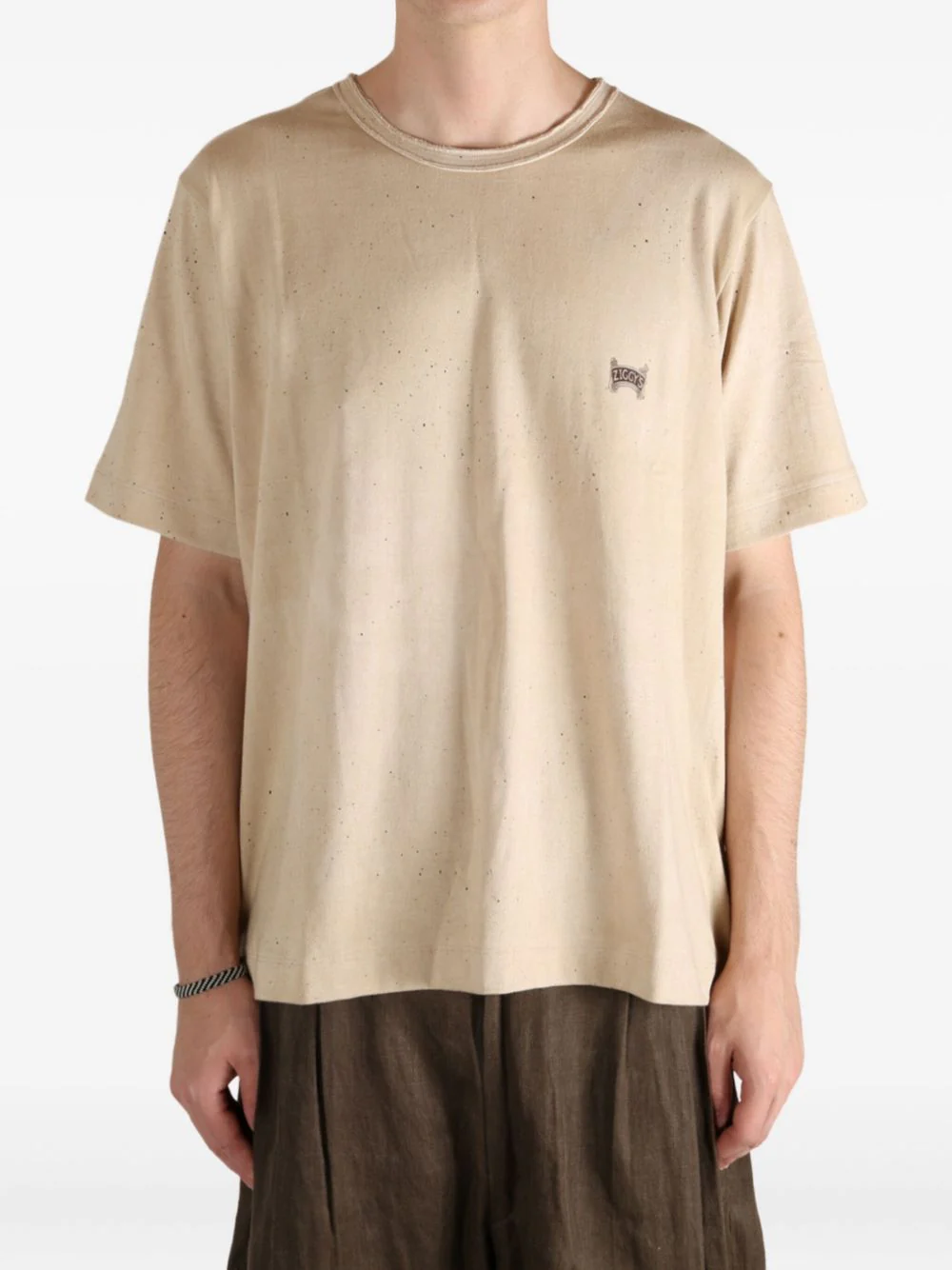 Speckled Cotton T-Shirt - Image 4