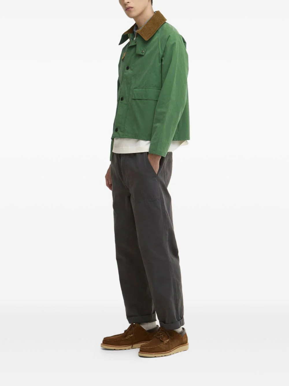 Spey Corduroy-Collar Pocket Jacket - Image 3