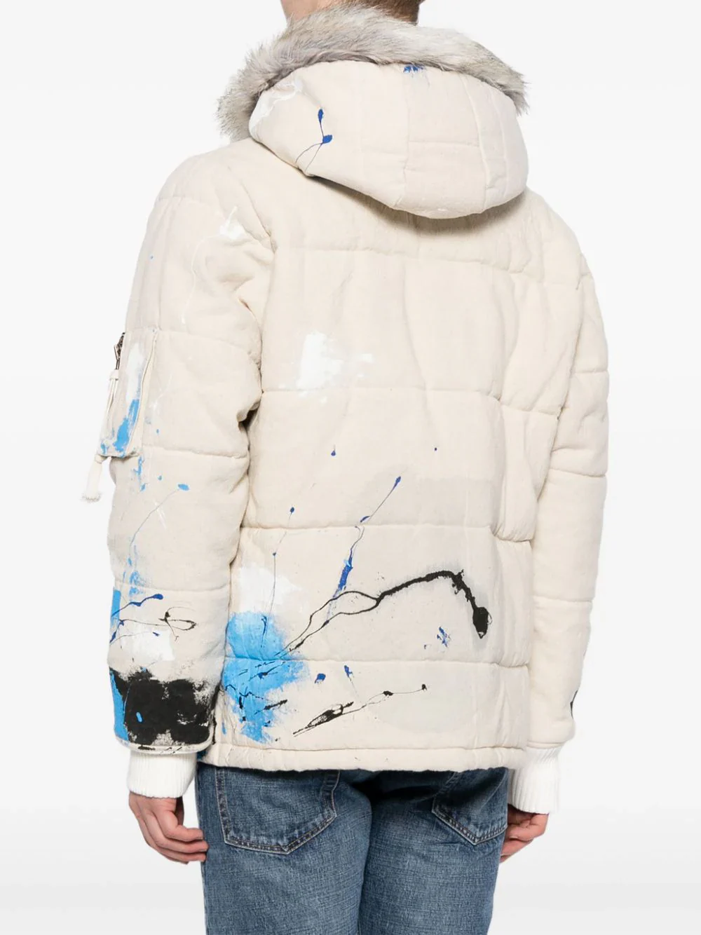 Splatter-Paint Down Jacket - Image 3