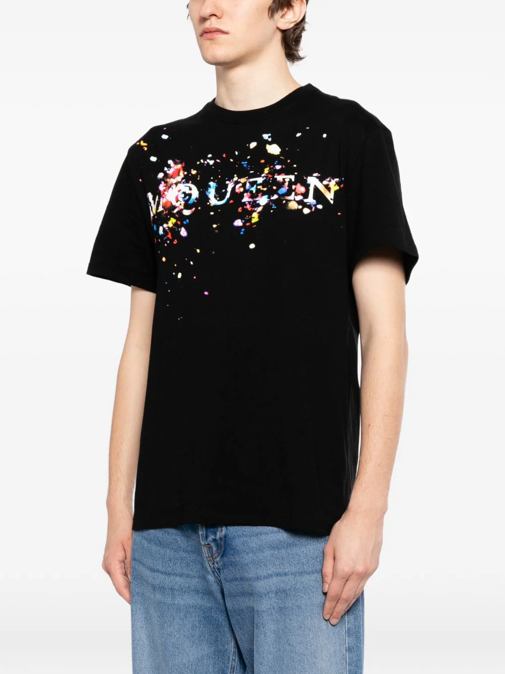 Splatter-Print T-Shirt - Image 3