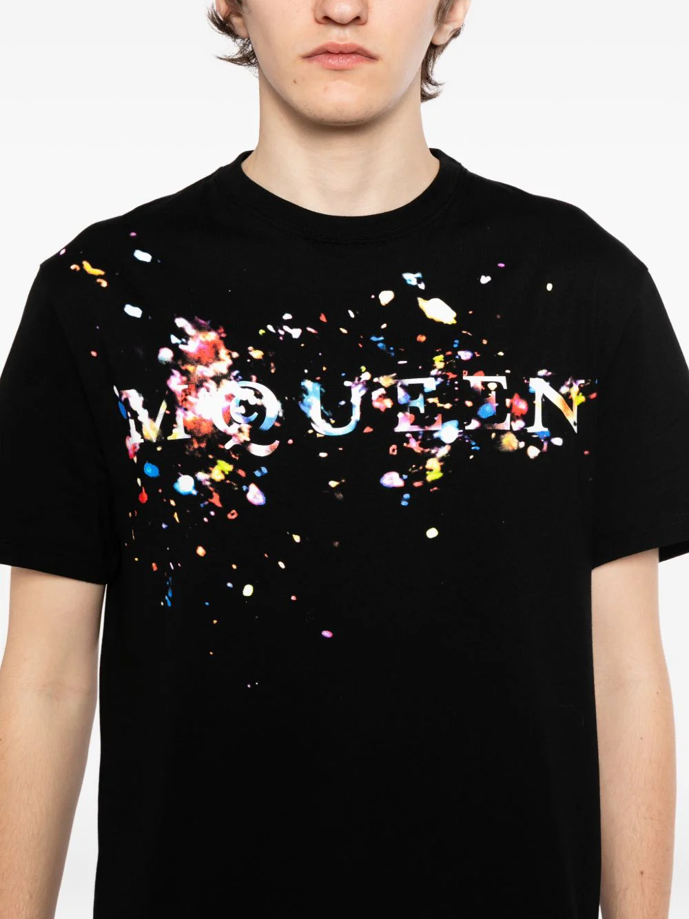 Splatter-Print T-Shirt - Image 4