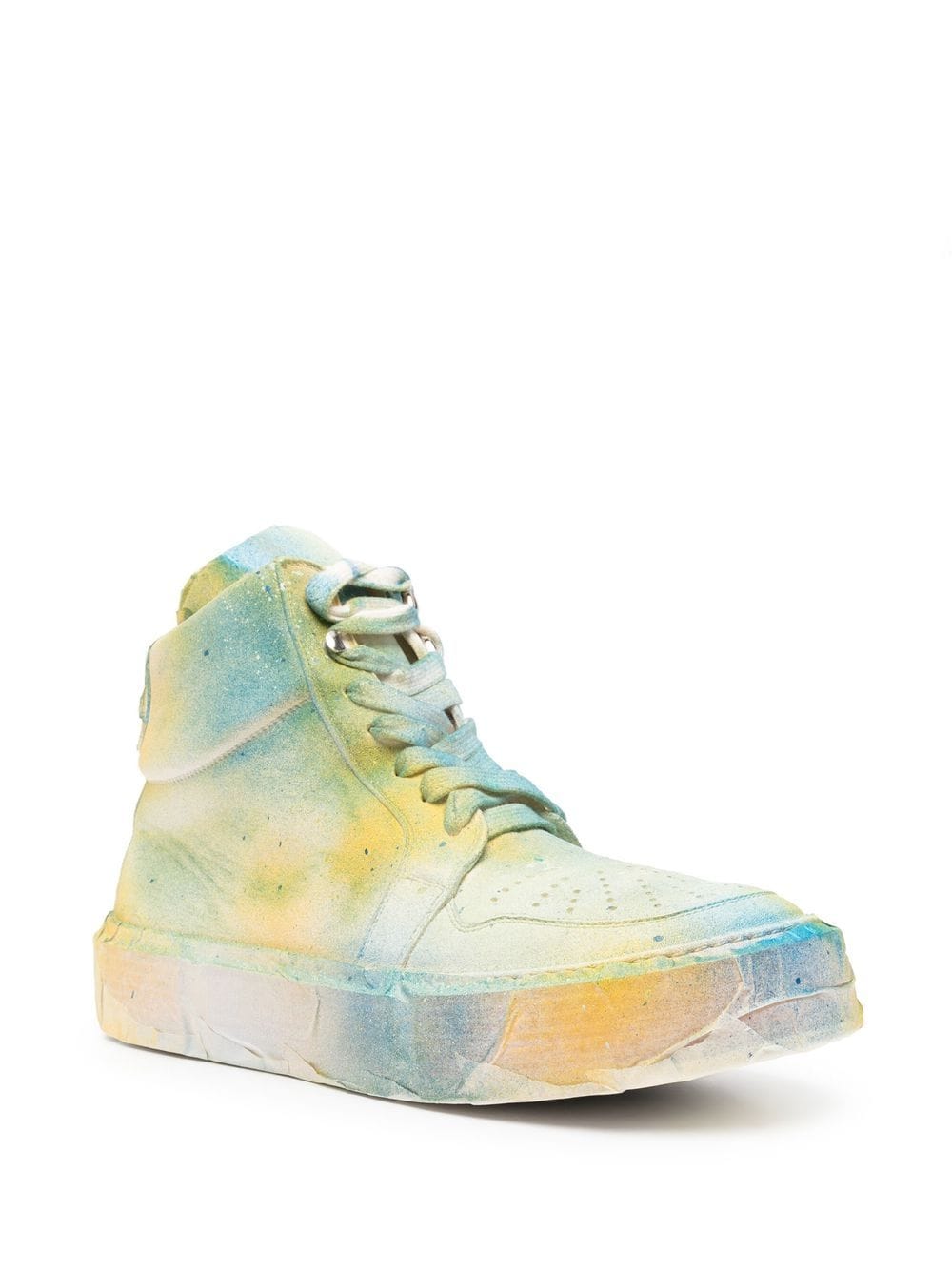 Spray-Effect High-Top Sneakers - Image 4