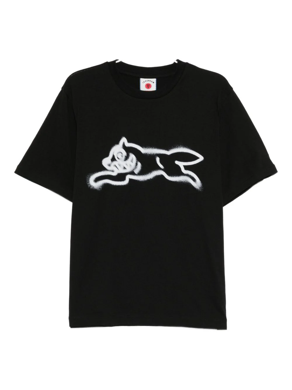 Spray Paint Running Dog T-Shirt