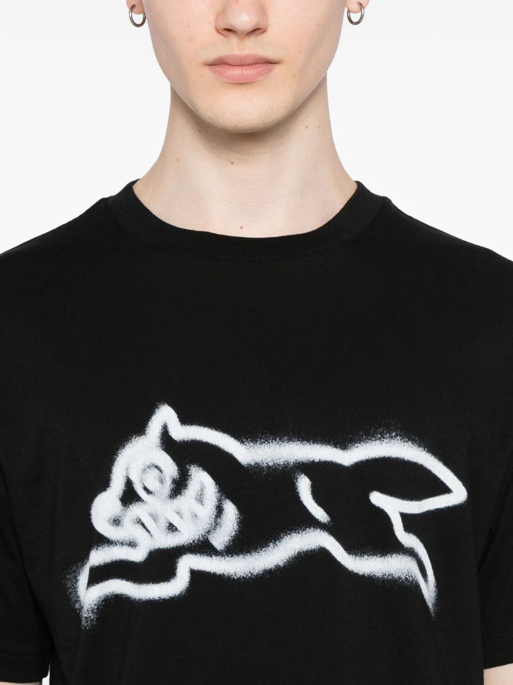 Spray Paint Running Dog T-Shirt - Image 2