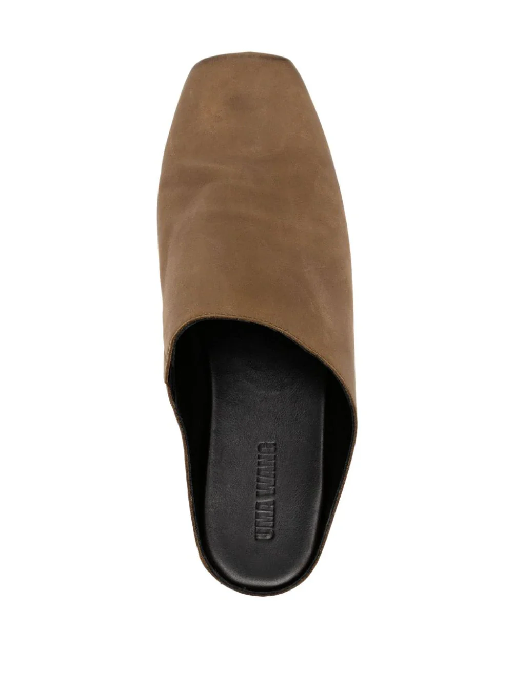 Square-Toe Leather Slippers - Image 4